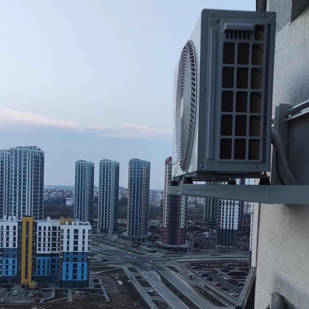 Стандартный монтаж кондиционера